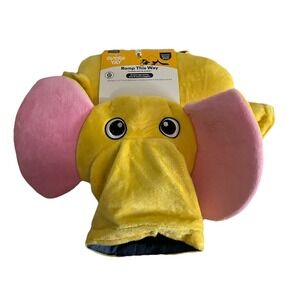 EveryYay Romp This Way Elephant Ferret Tunnel & Cuddle Blanket, 23.6" L X 17.7"